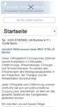 Mobile Screenshot of mvz-vitalis.de